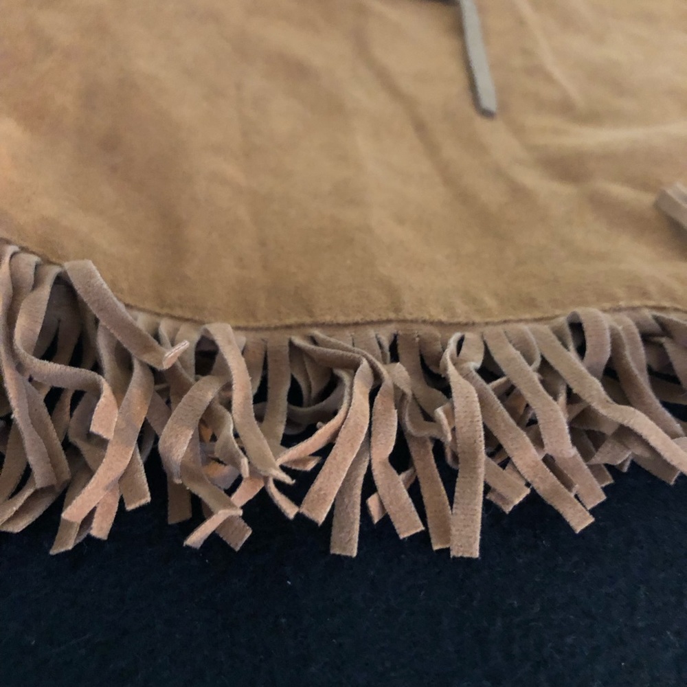 Suede Fringe Shorts - Picture 7 of 8